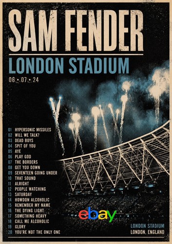 Sam fender london stadium 2024 - sam,