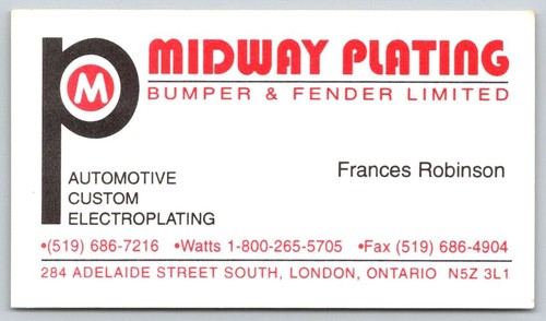 Business card london - card, midway