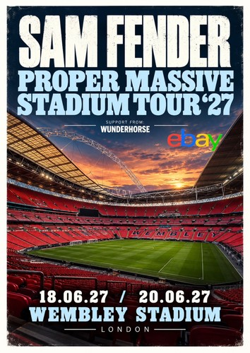 Sam fender wembley stadium - sam,