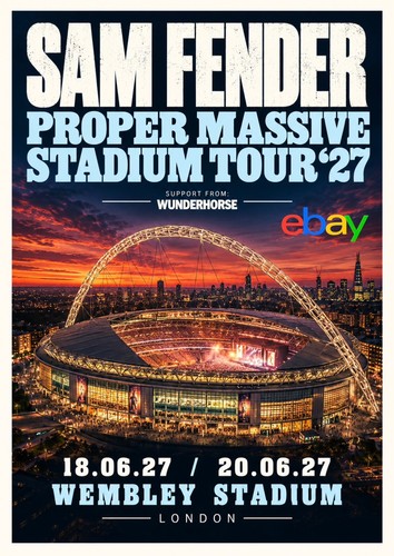 Sam fender wembley stadium - wembley,